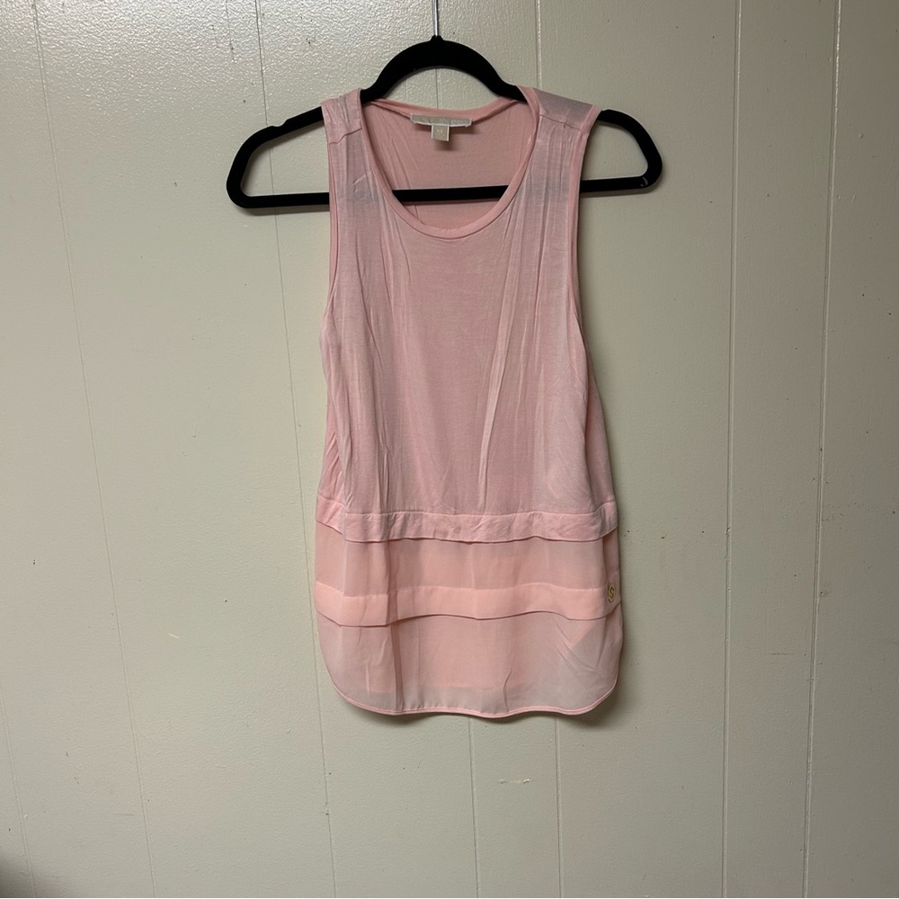 Michael Kors Pink Sleeveless Tank Top
